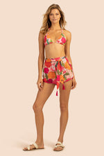 SUNNY BLOOM WRAP SHORT in MULTI additional image 4