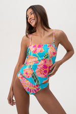 POPPY BANDED TANKINI in MULTI additional image 4