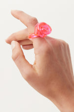 COREY MORANIS KNOT RING in NEON PINK additional image 2