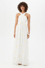 FLOWER CHILD DRESS in WHITE/DAISY additional image 3