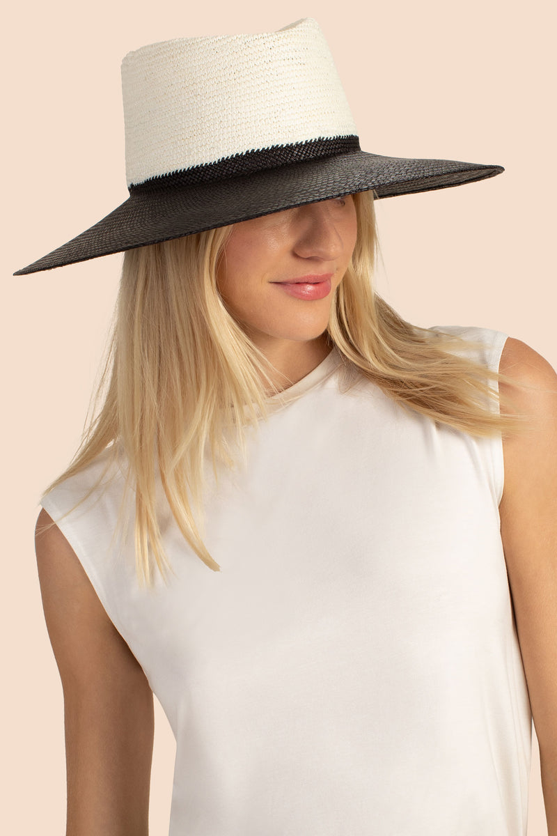FREYA ANEMONE HAT in BLACK/WINTER WHITE additional image 2