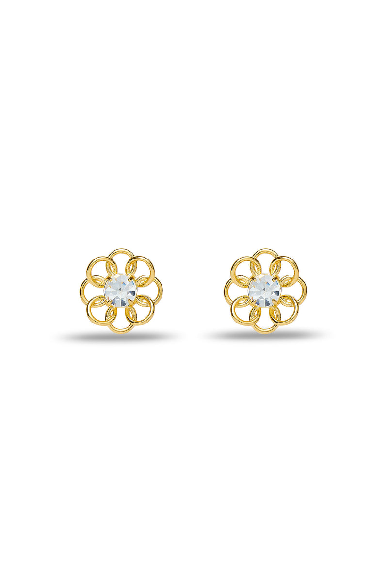 MARIGOLD STUD EARRING in GOLD