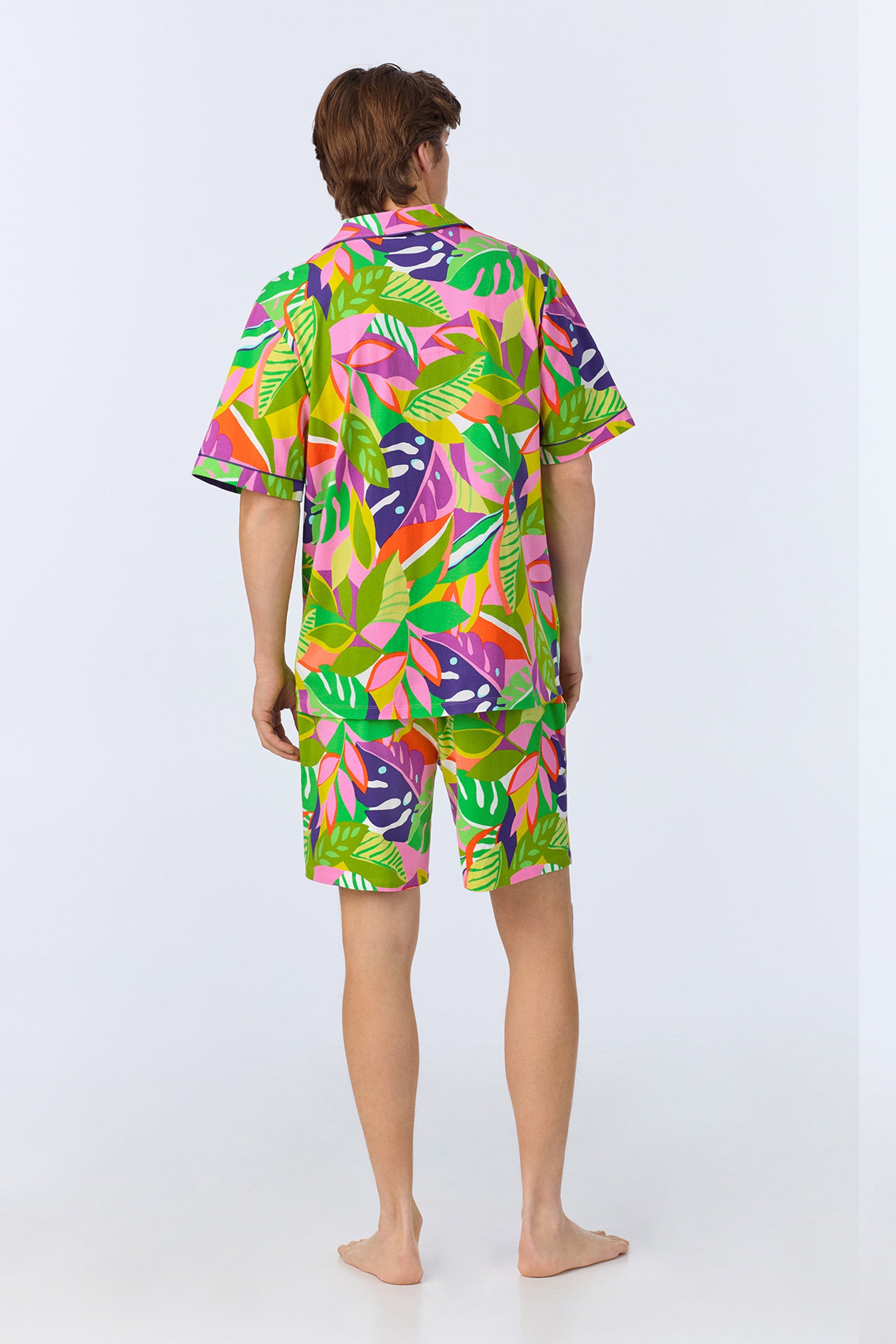 Men's Boxer PJ Set - Jungle Stretch Jersey