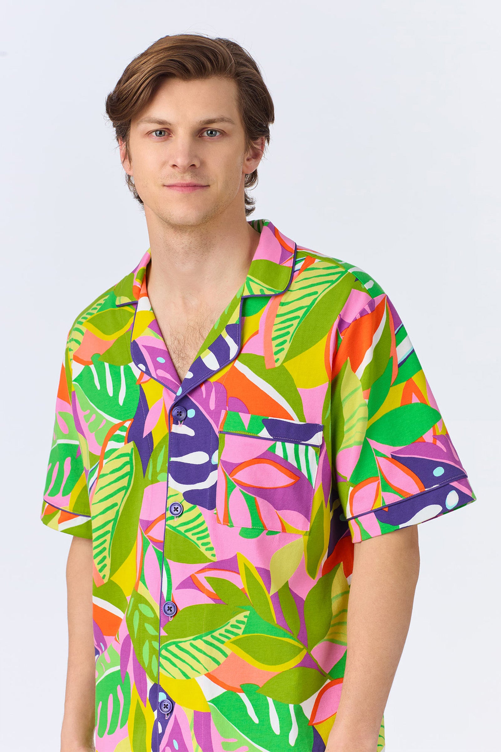 Men's Boxer PJ Set - Jungle Stretch Jersey