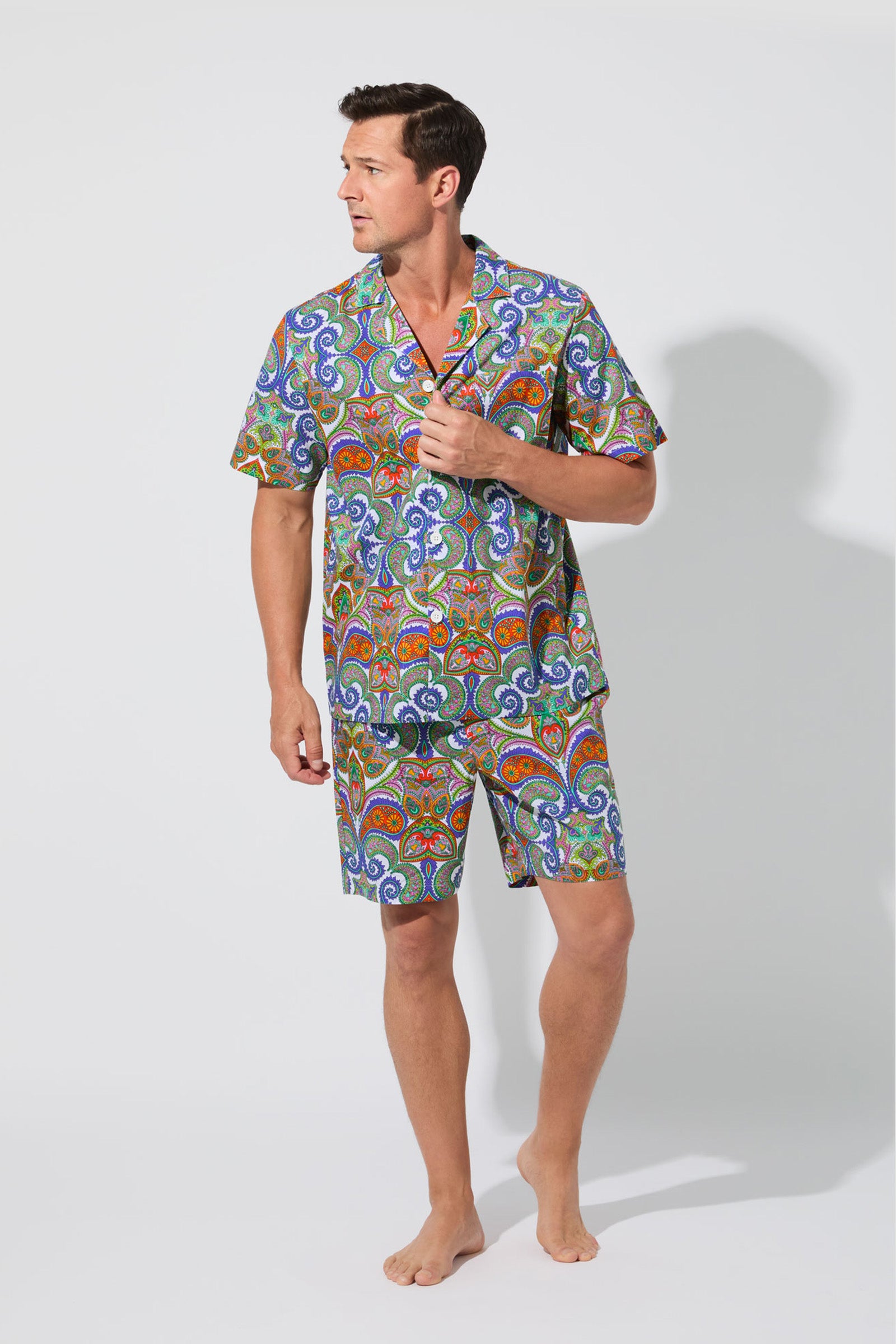 Men's Boxer PJ Set - Paisley