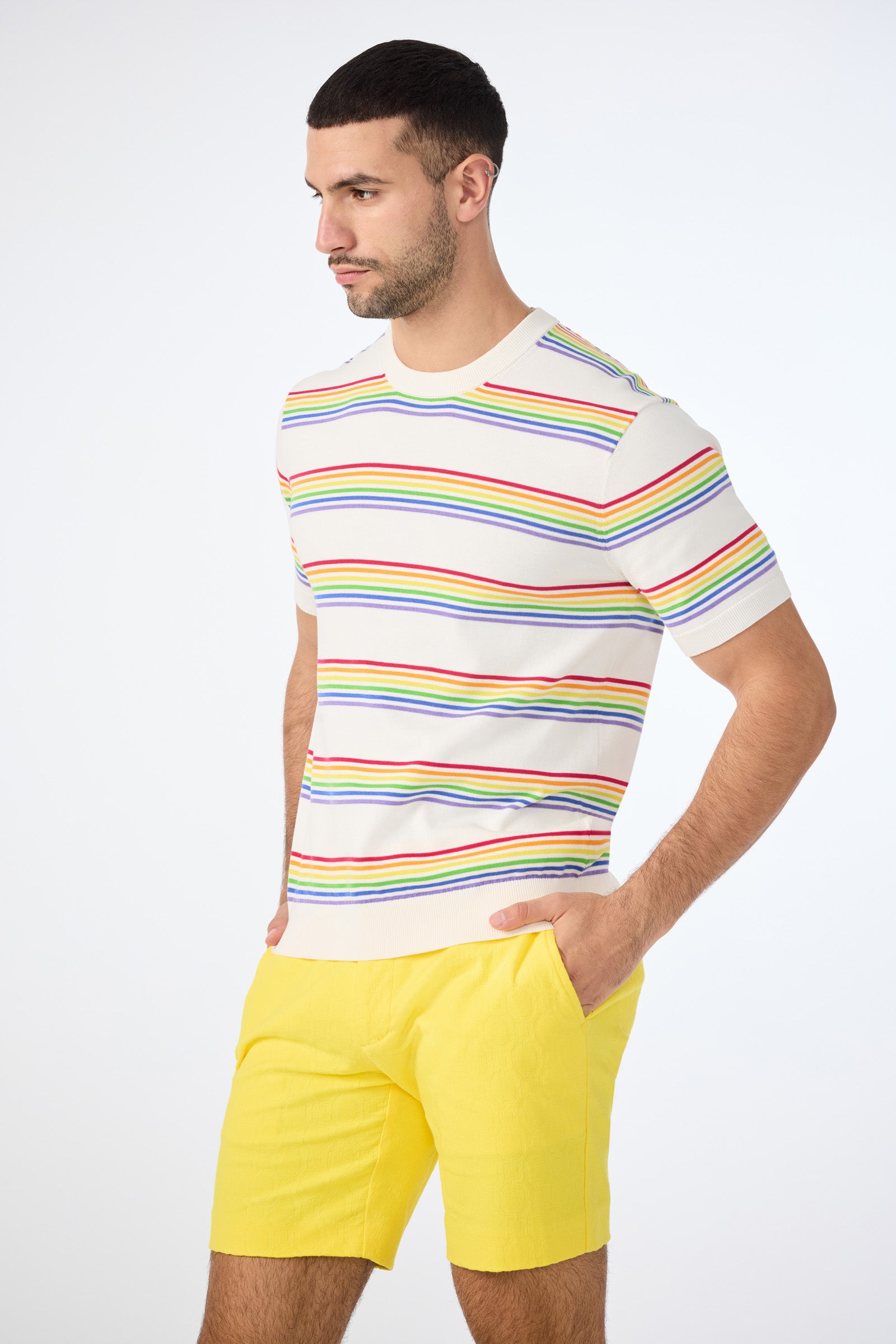 Carlo Short-Sleeve Crewneck - Pride