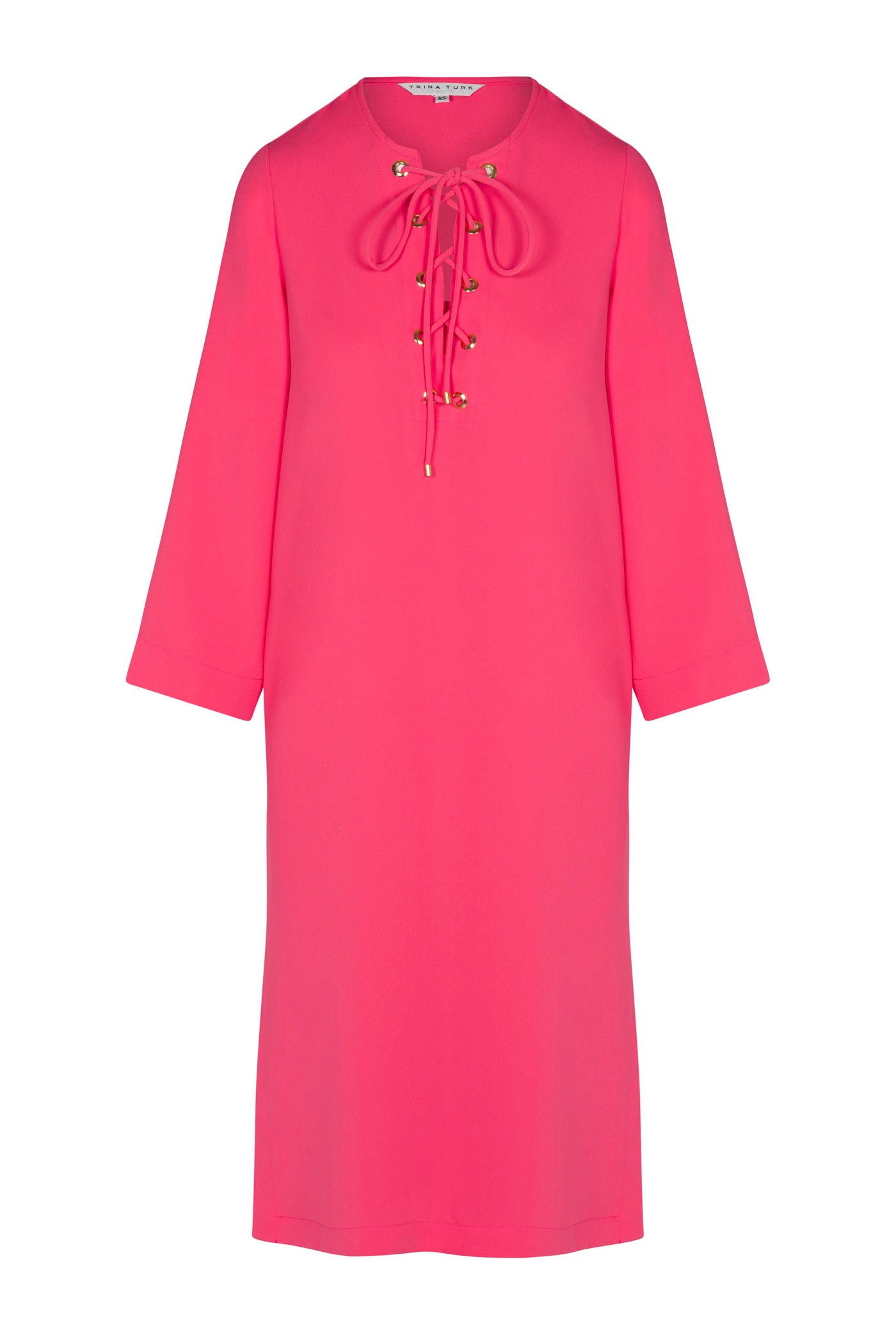 Catamaran 3/4-Sleeve Midi Dress