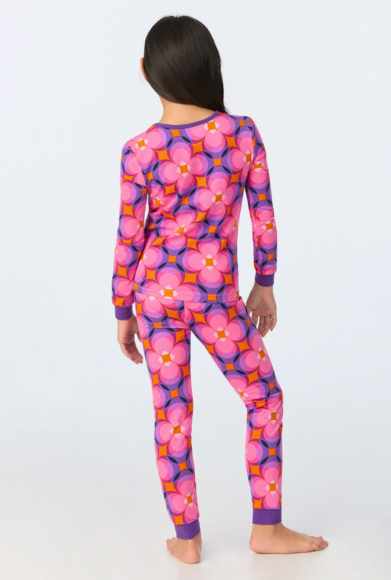 Space Cat Kids Long-Sleeve Long Pant Jersey PJ Set