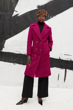 DANTE COAT in FUMIKO FUCHSIA