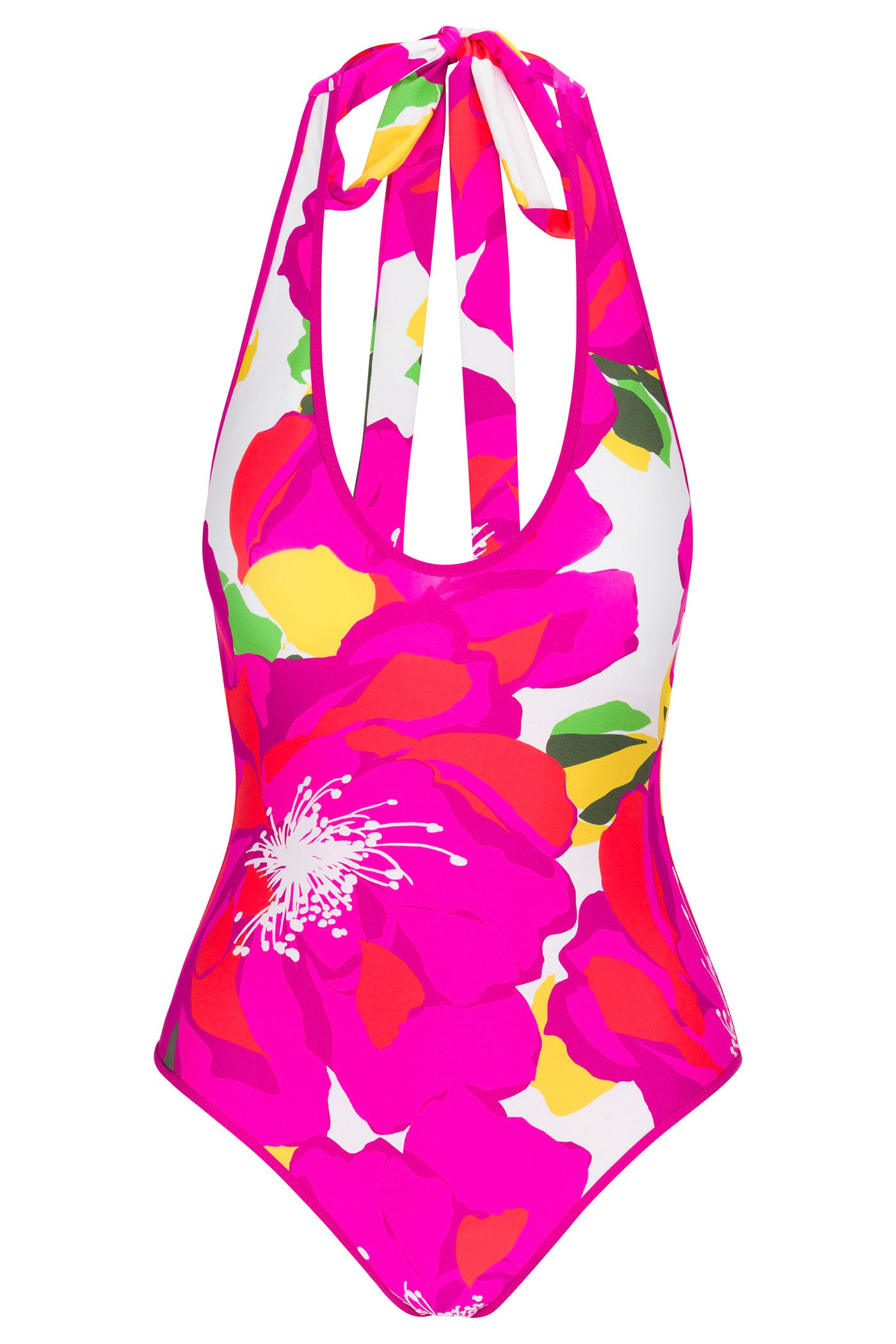 Bloom Plunge Ruffle One Piece