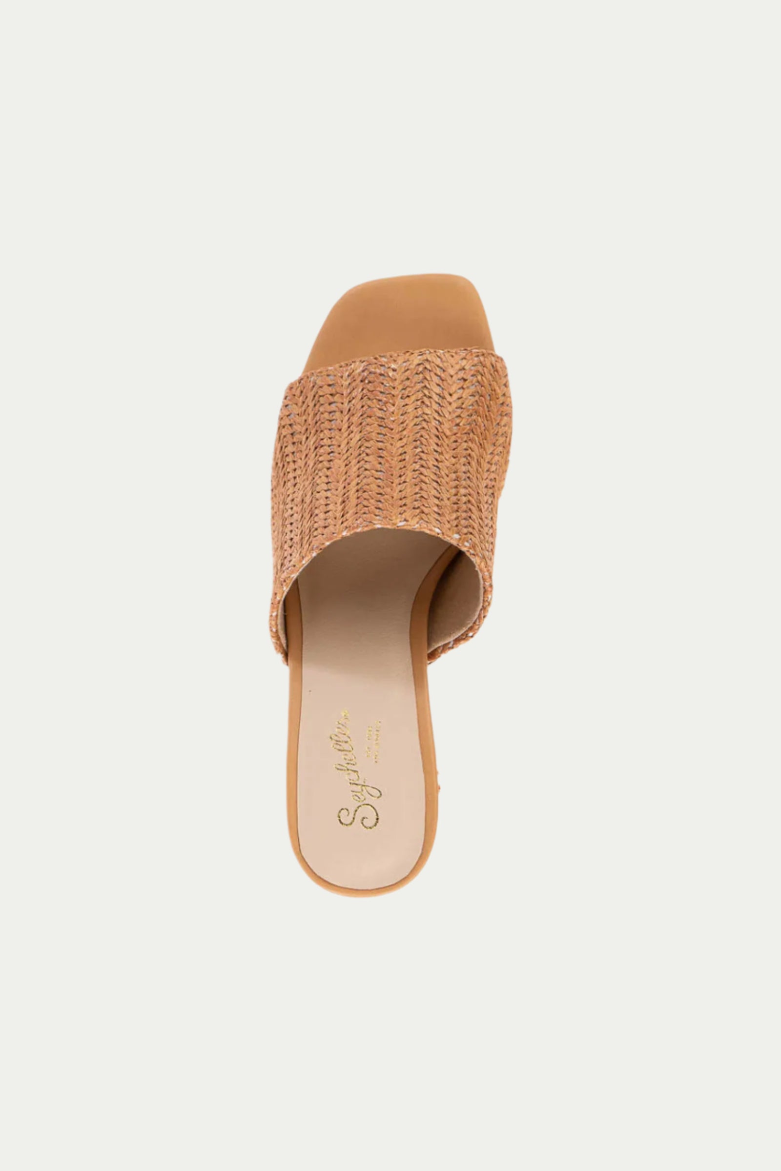 Adapt Raffia Heeled Mule Sandal