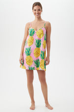 PINEAPPLE SHORT CHEMISE NIGHTGOWN in MULTI additional image 4