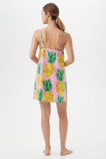 PINEAPPLE SHORT CHEMISE NIGHTGOWN in MULTI additional image 2