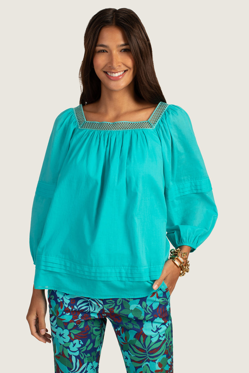 EL ARSA TOP in OASIS BLUE