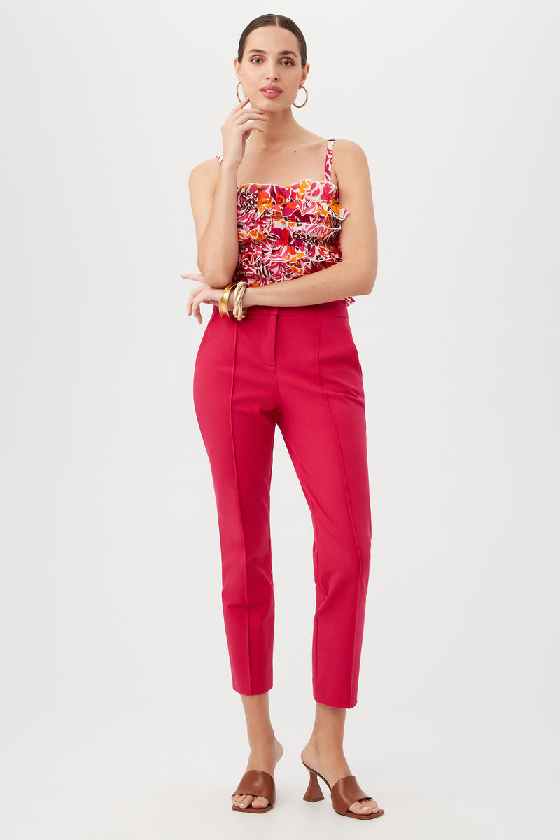 KAIT SLIM PANT in BOUGAINVILLEA PURPLE additional image 2