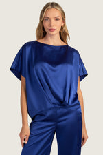 PASTILLA TOP in MAJORELLE BLUE