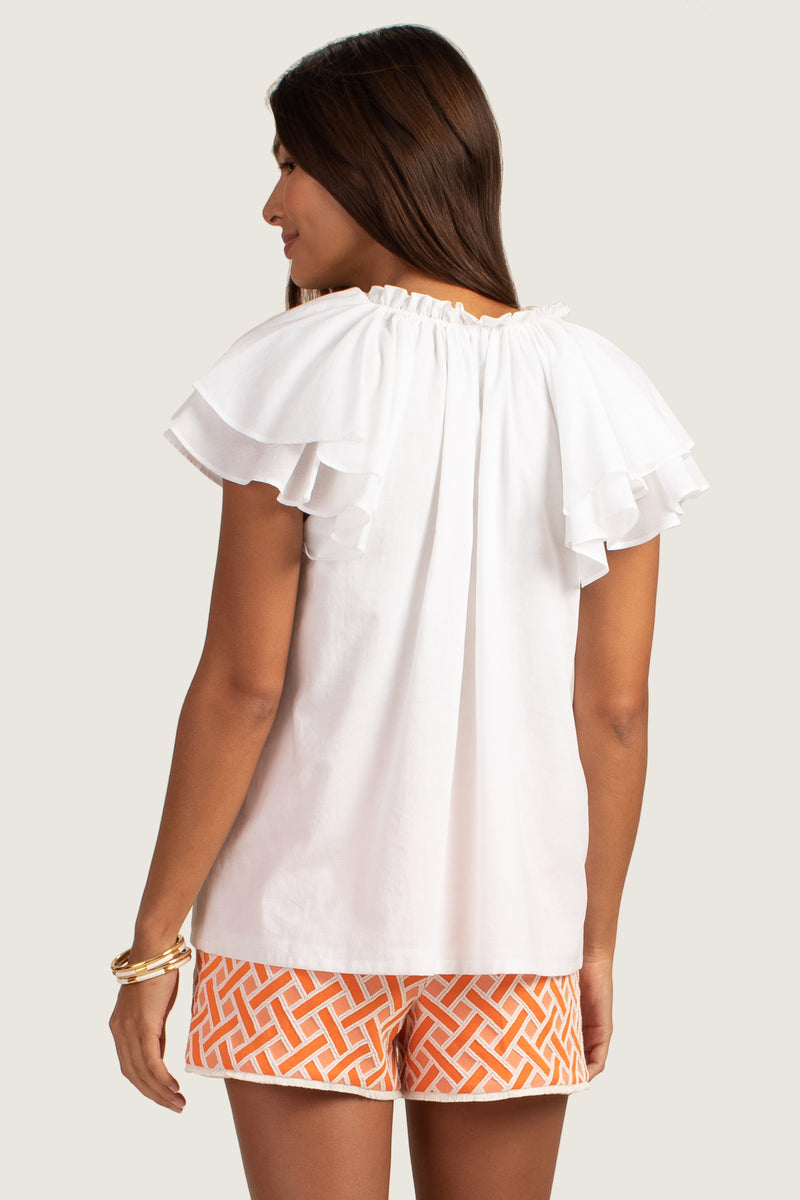 ZANDY TOP in WHITE additional image 2