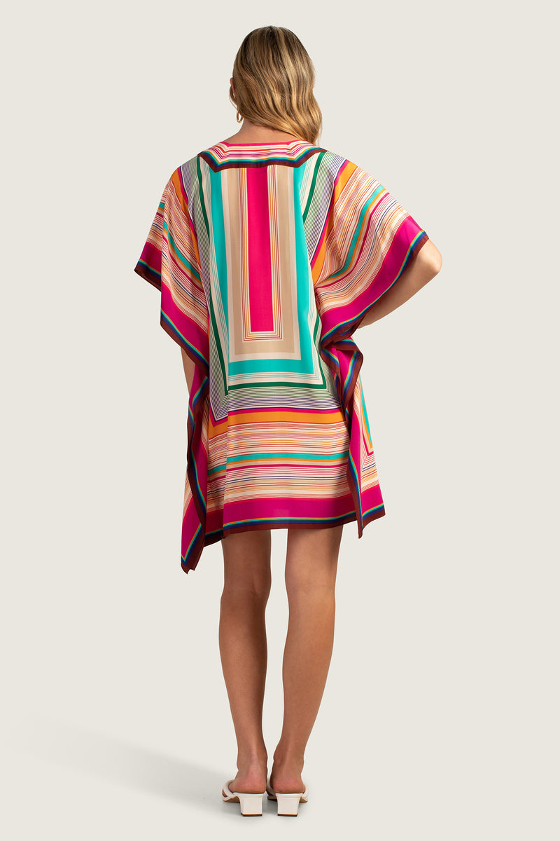SOUK STRIPE THEODORA CAFTAN DRESS in MULTI additional image 2