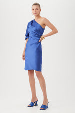 JAMILA DRESS in MAJORELLE BLUE additional image 1