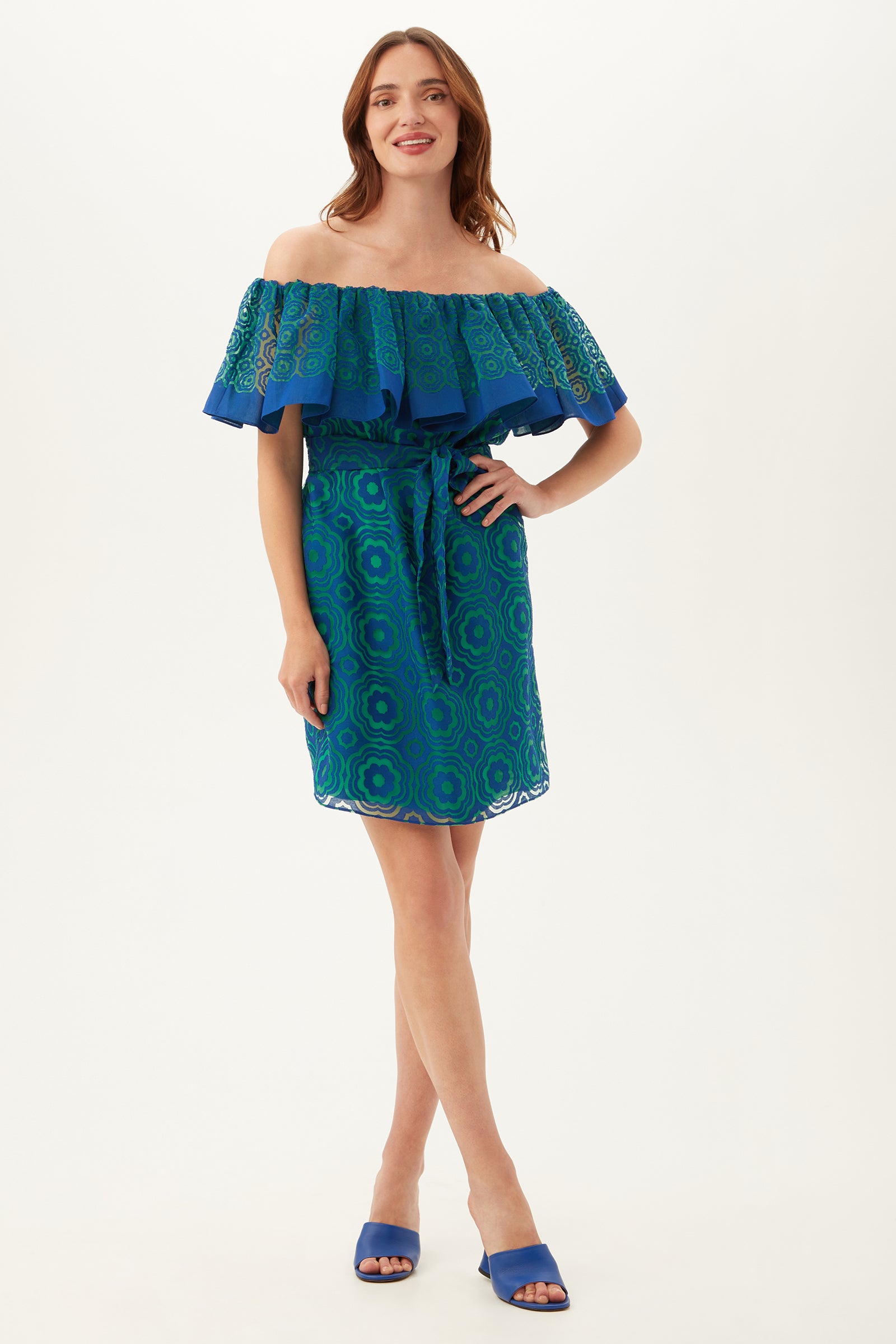 MAJORELLE BLUE/ZELLIGE GREEN