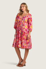 TANGIER DRESS in ROCKROSE MULTI additional image 2