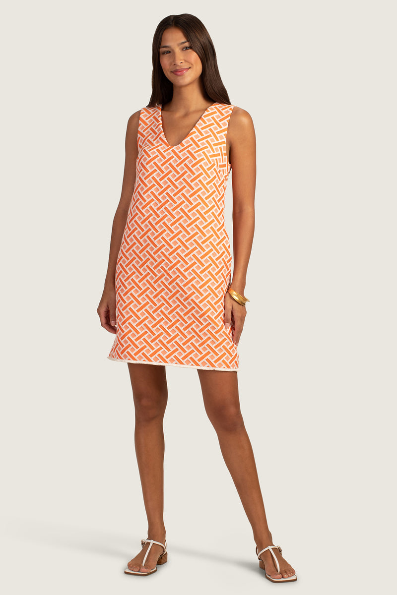 MELLAH DRESS in ORANGE GROVE