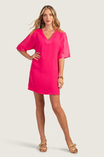 RABAT DRESS in ROSEWATER