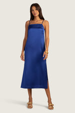 MARITA DRESS in MAJORELLE BLUE