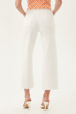 AG SAIGE WIDE LEG CROP JEAN in WHITE additional image 1