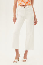 AG SAIGE WIDE LEG CROP JEAN in WHITE additional image 3