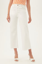AG SAIGE WIDE LEG CROP JEAN in WHITE