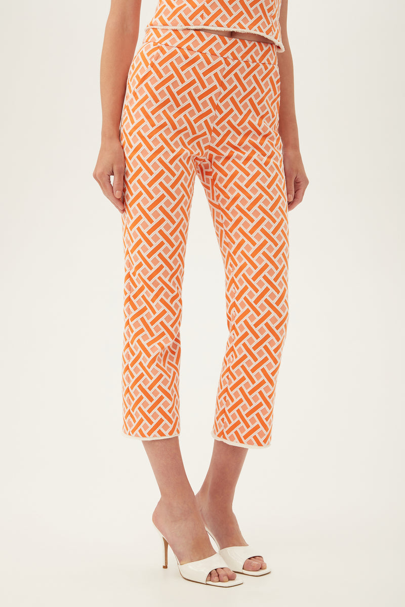 FRINGE FLAIRE PANT in ORANGE GROVE additional image 4