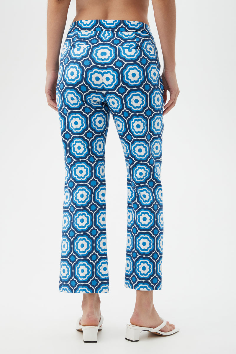 LULU PANT in INDIGO MULTI additional image 2