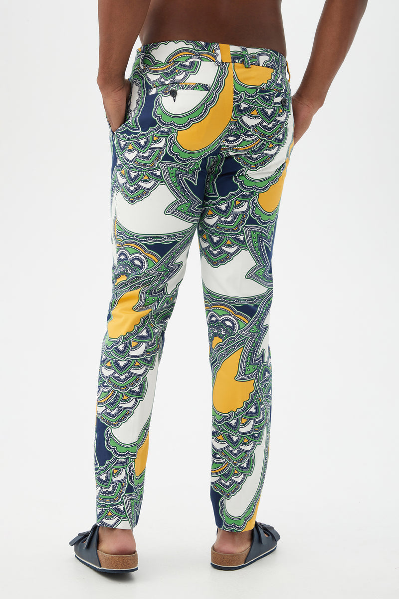 CLYDE SLIM TROUSER in MULTI additional image 1