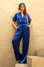 ATLAS SKY JUMPSUIT in MAJORELLE BLUE