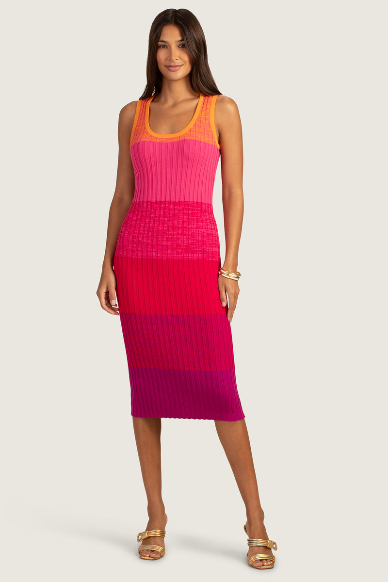 GIBRALTAR DRESS in ROSEWATER MULTI additional image 3