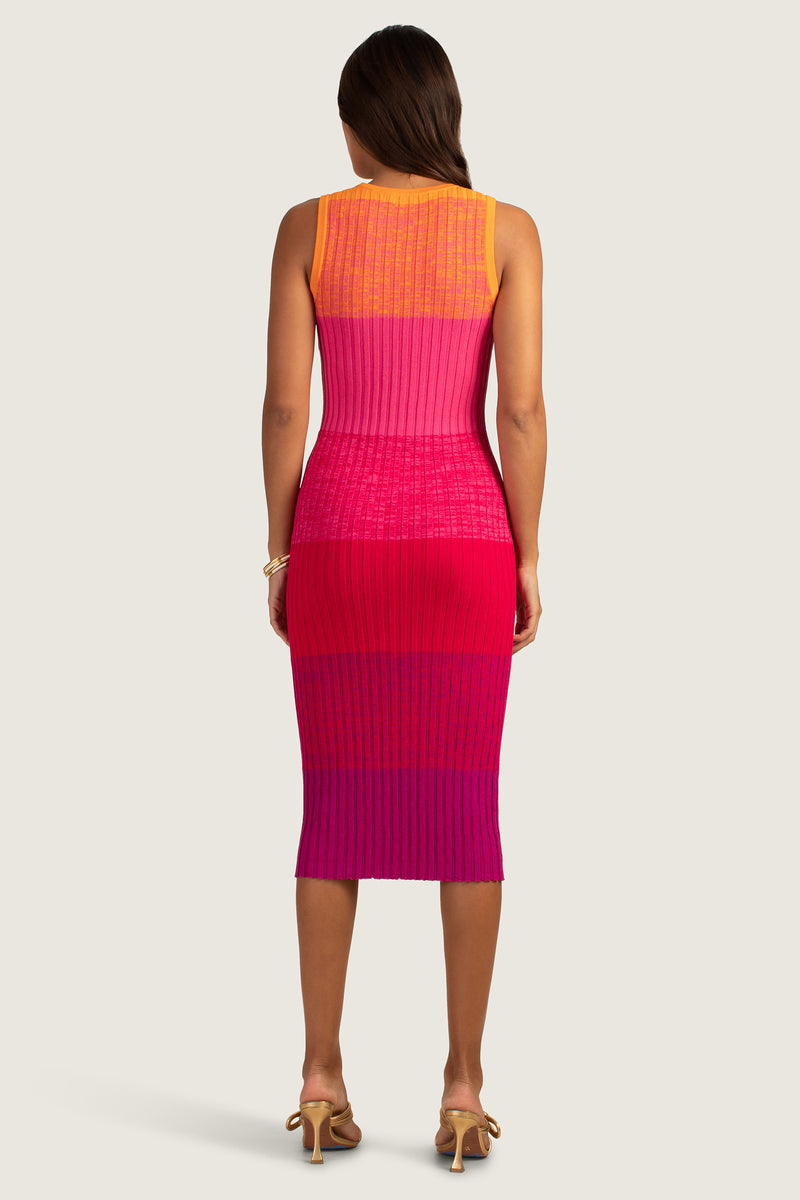 GIBRALTAR DRESS in ROSEWATER MULTI additional image 2