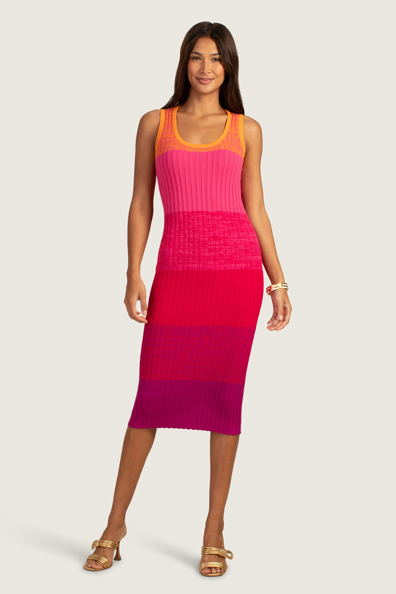 GIBRALTAR DRESS in ROSEWATER MULTI additional image 1