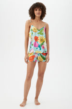 SUNNY BLOSSOM BOXER TANK PJ SET in MULTI additional image 2