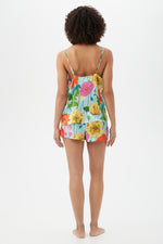 SUNNY BLOSSOM BOXER TANK PJ SET in MULTI additional image 1