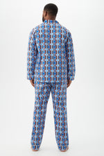 SANTA INEZ MENS LONG SLEEVE PJ SET in MULTI additional image 1