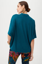 CONCOURSE TOP in POOL TEAL additional image 1