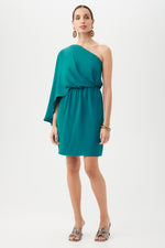 AMAL DRESS in BAHIA BLUE additional image 1