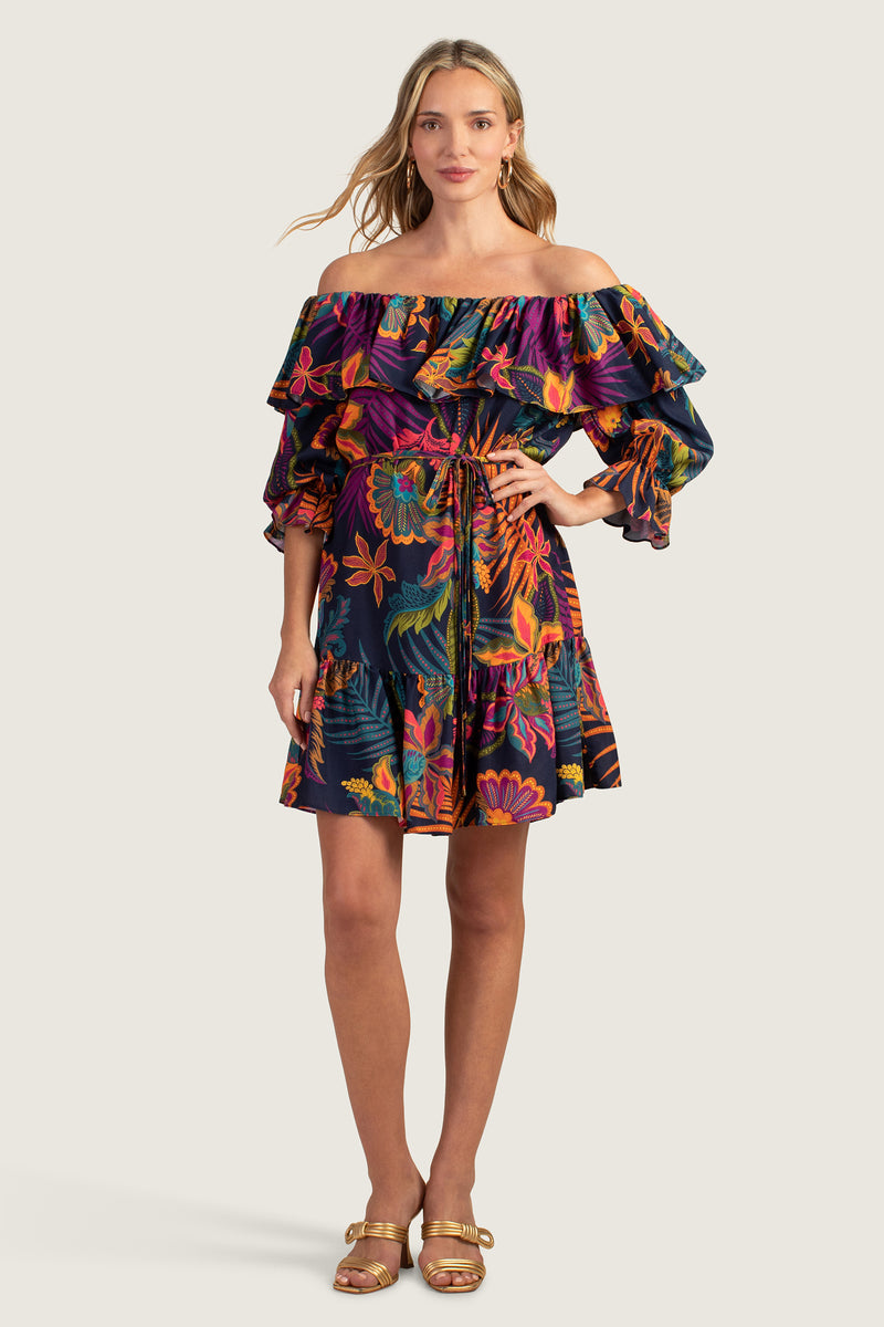 BABOUCHE DRESS in MULTI