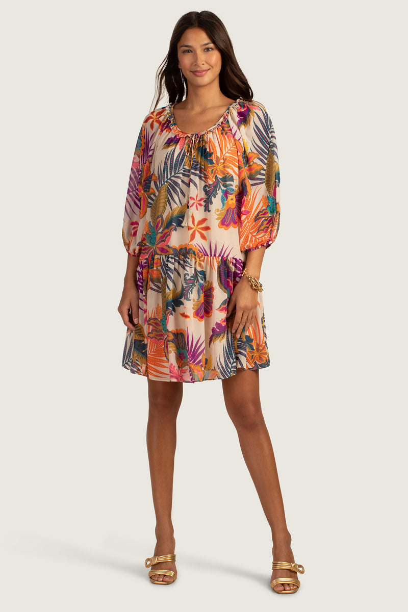 MAJORELLE DRESS in MULTI