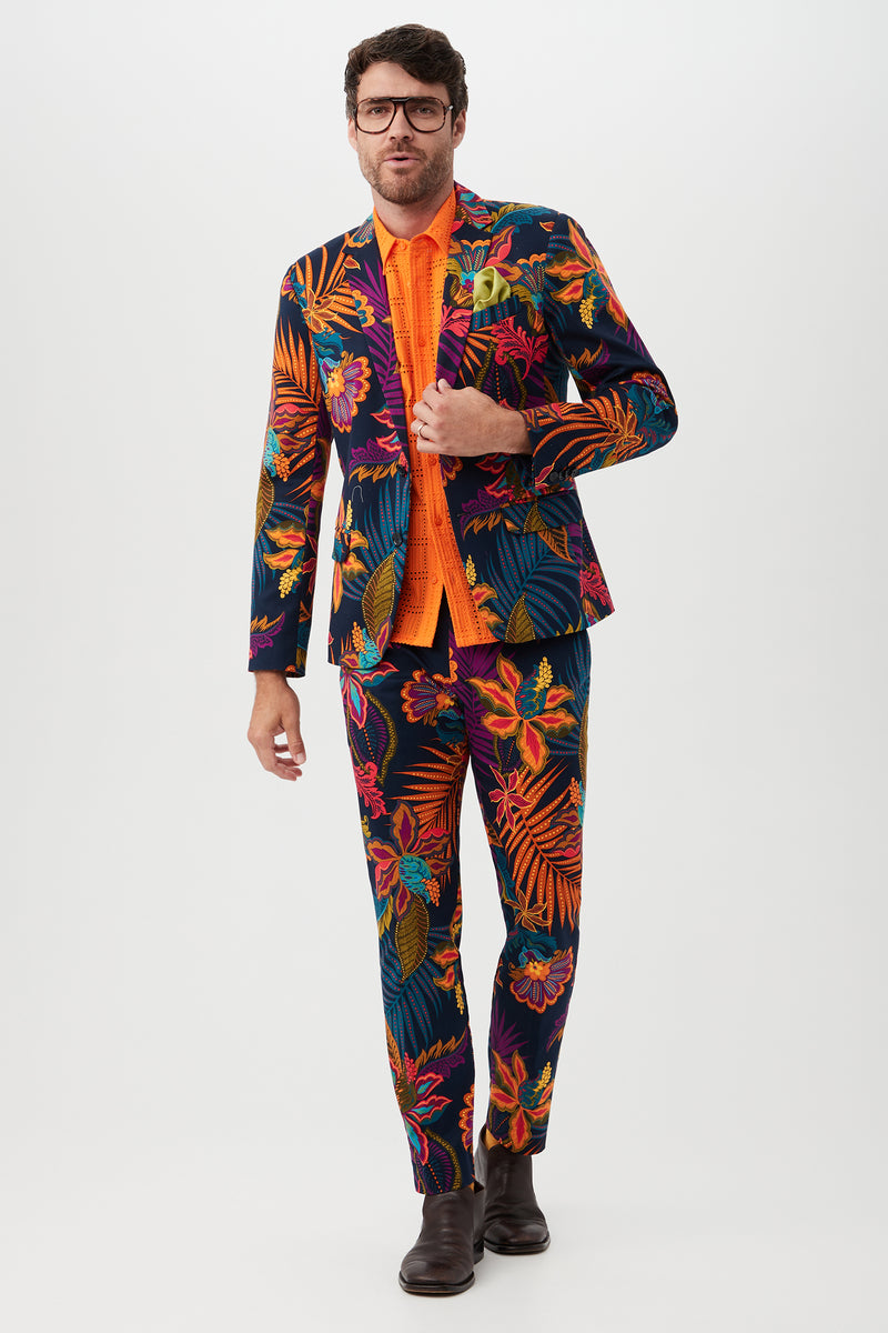 CLYDE SLIM TROUSER in MULTI additional image 3