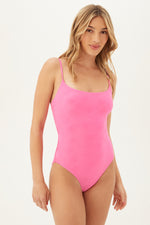 SWAY SCOOP ONE-PIECE SWIMSUIT in VENUS PINK