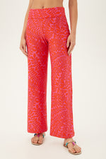 TRELLIS SWIM COVER-UP PANT in MULTI