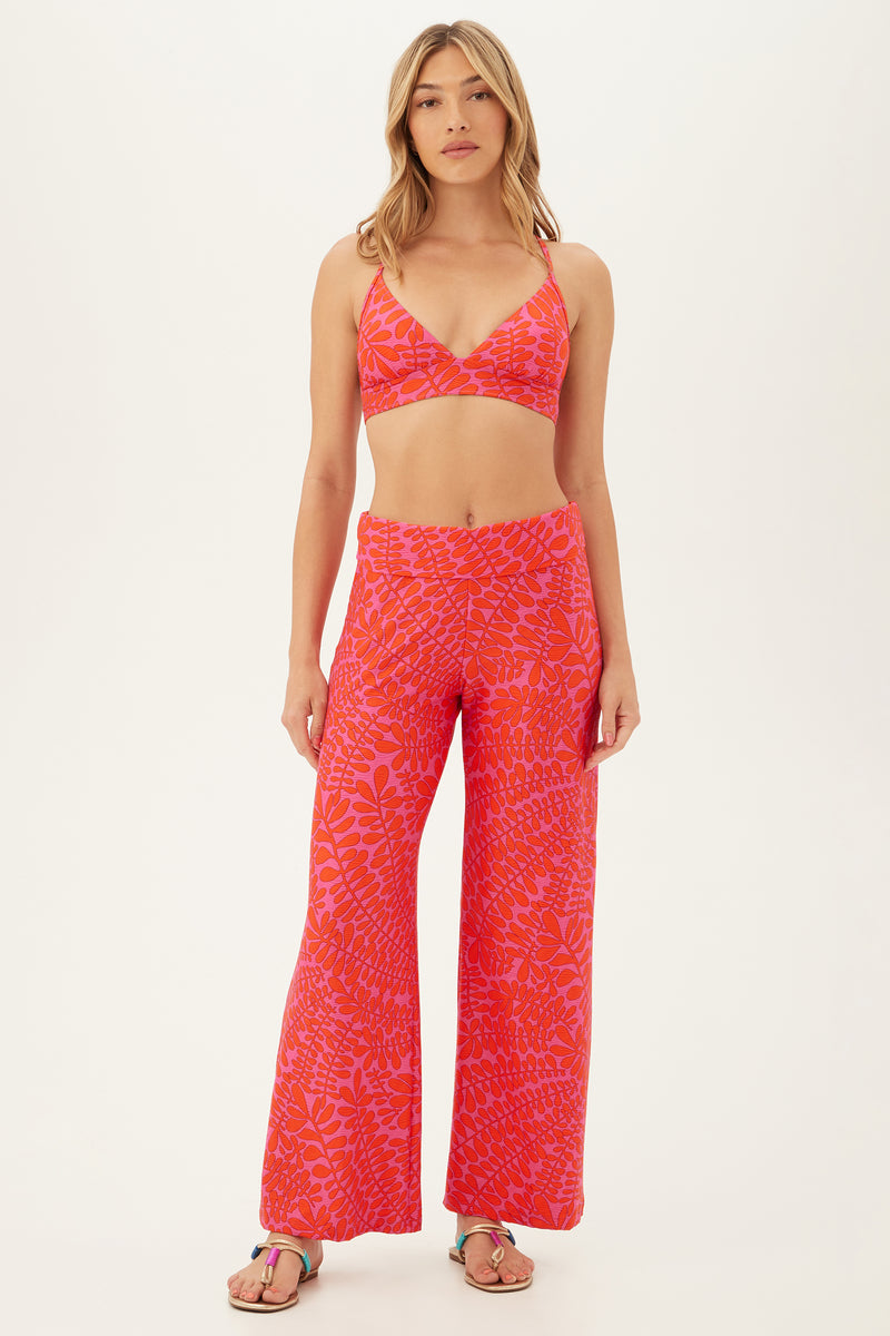 TRELLIS SWIM COVER-UP PANT in MULTI additional image 2