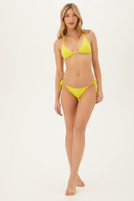 SWAY TIE-SIDE SWIM BOTTOM in LEMONGRASS additional image 6